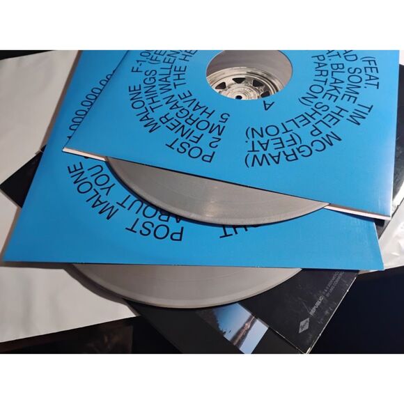 Post Malone F-1 Trillion Vinyl Record Album Preowned - Picture 7 of 7